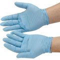 Seidman Associates Nitrile Disposable Gloves, Nitrile, Powdered, M, Blue GNDR-MD-1M